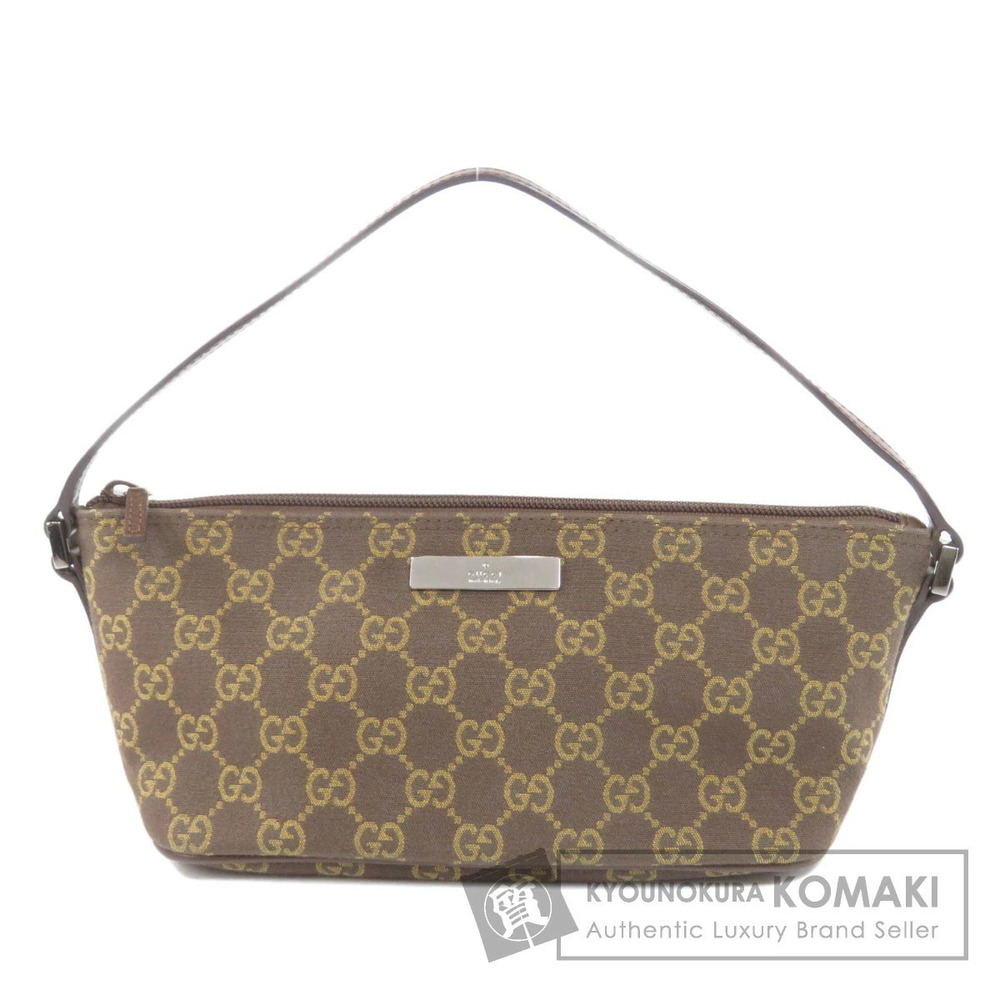 Gucci GG Accessory Clutch Canvas Leather